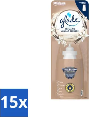 Productafbeelding van Glade - Sense & Spray - Romantische Vanillebloem - 18 ml - Voordeelverpakking - 15 stuks