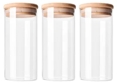Immagine prodotto di Set di 2 contenitori in vetro ermetici da 1000 ml