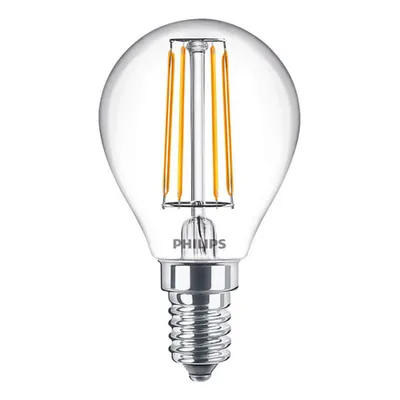 Produktbild von Philips LED Filament Leuchtmittel P45 Tropfen 2,8W = 25W E14 klar 250lm warmweiß 2700K DIMMBAR