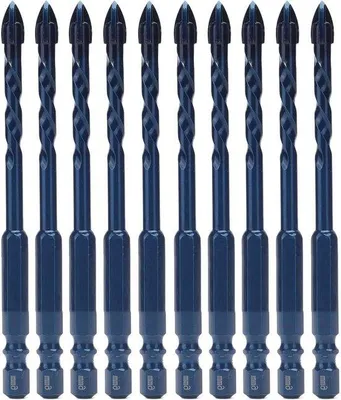 Immagine prodotto di Set da 10 punte a lancia da 6 mm in acciaio inossidabile, blu