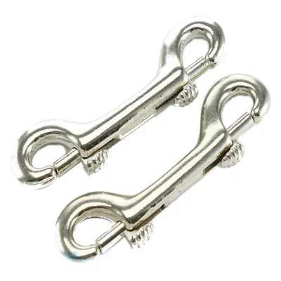 Produktbild von 5 Doppelbolzenkarabiner 111 x 33mm vernickelt