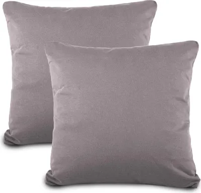 Zdjęcie produktu dla Zestaw dwóch poszewek Classic Line, 60 x 60 cm, ciemnoszara bawełna dżersejowa