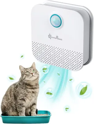 Productafbeelding van Kattenbak geurverwijderaar - oplaadbaar via USB - automatisch met sensor - 14 dagen batterij