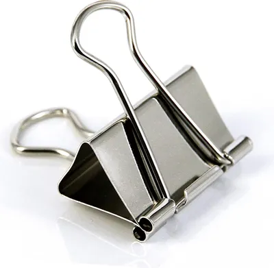 Produktbild von Extra gro?e Binder-Clips,Edelstahl-Papier-Klemmen, silber