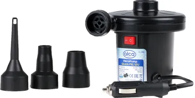 Produktbild von alca® Luftpumpe Camping 12 V elektrische tragbare Schnellfüllpumpe für Luftbett Luftmatratze Schwimmring Zelt Planschbecken