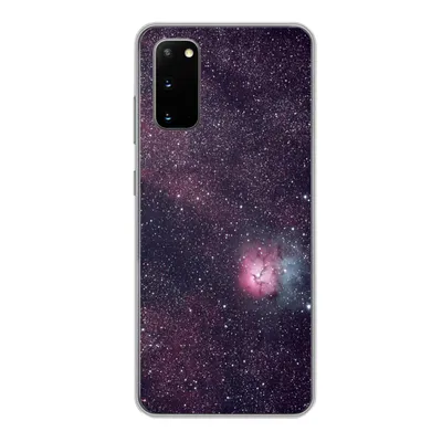 Produktbild von MuchoWow® Handyhülle Schutzhülle Hülle für Samsung Galaxy S20 Universum - Sterne - Rosa - Jungen - Mädchen - Kinder Silikon Softcase Handy Hülle - Bild
