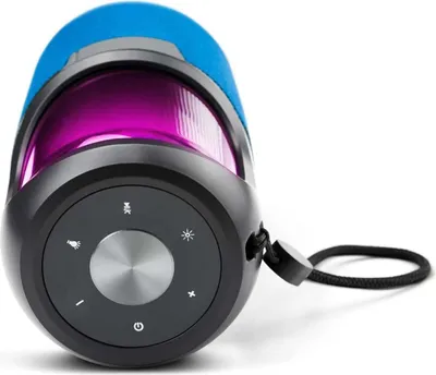 Productafbeelding van Bluetooth-speaker Cassa met 360° surroundgeluid, RGB-verlichting, IPX5 waterdichtheid en 2200mAh batterij