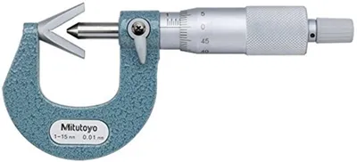 Zdjęcie produktu dla Mitutoyo 114-101 Mikrometr z imadłem V, 1-15 mm
