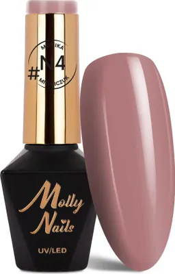 Produktbild von Molly Nails #Natural Hybrid-Nagellack von Monika Mielniczuk HEMA/Di-HEMA-frei 8g Nr. #N4