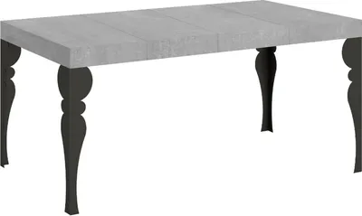 Produktbild von Ausziehbarer Tisch Paxon Premium 130/390x90 cm mit anthrazitfarbenen Beinen.