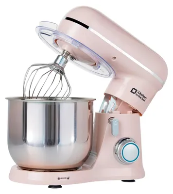 Küchenmaschine 3,5 l, 10 Stufen, Rühr- und Knetmaschine, rosa