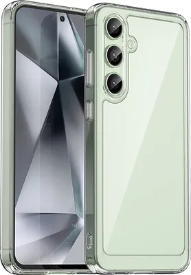 Immagine prodotto di Custodia per Samsung Galaxy S24 FE trasparente, custodia protettiva in silicone TPU antiurto Trasparente