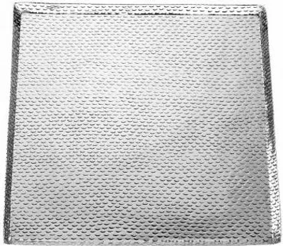 Produktbild von Tablett quadratisch, HalbmonDurchmesser Groß Durchmesser 50,0 cm Aluminium vernickelt