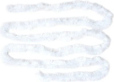 Produktbild von Girlande Lametta Doxa Weiß Ø 70 mm x 6 m