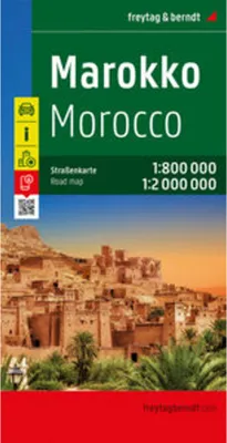 Image de Maroc 1 : 800 000 / 1 : 2 000 000. Carte routière