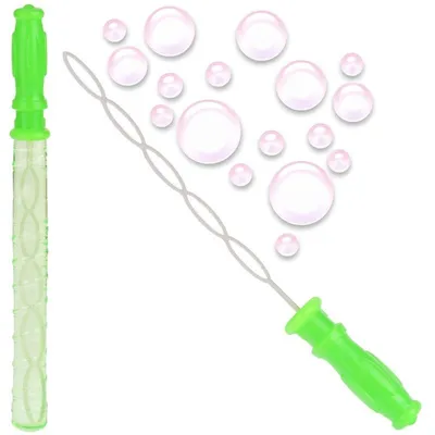 Produktbild von Seifenblasen-Set mit Seifenblasen-Schwert und Seifenblasenflüssigkeit - Grün
