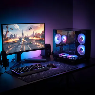 Produktbild von Chronicle Gaming PC Triorama Intel , 12 Core 32 GB RAM 500 GB SSD Nvidia GeForce RTX 3050 Luftkühlung W11 Black