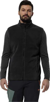 Produktbild von Jack Wolfskin Waldsteig Fz Weste Schwarz S Mann Schwarz S