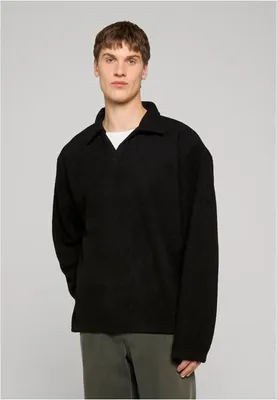 Productafbeelding van Heren sweater DEF TEDDY, model Pullover, kleur: zwart - maat M