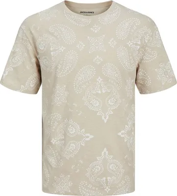 Obrázok produktu pre Jack & Jones Paisley tričko s krátkym rukávom Beige M Man Beige M