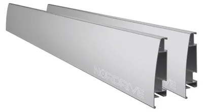 Immagine prodotto di Barra portapacchi NORDRIVE N10202 per tetto auto, 120 cm, 12 cm, alluminio