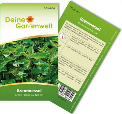 Brennnessel große Samen - Urtica dioica - Brennnesselsamen - Kräutersamen - Saatgut für 250 Pflanzen
