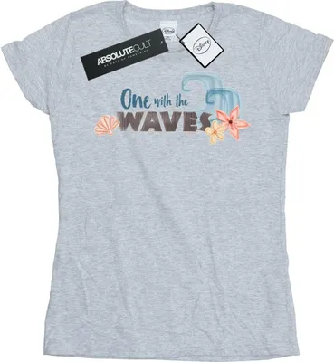 Produktbild von Disney - "One The Waves" T-Shirt für Damen BI33978 (L) (Grau)