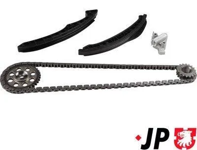 Image de JP GROUP 1112502810 Kit de chaîne de distribution Chaîne de distribution pour VW GOLF VI (5K1), Golf V à hayon (1K1), POLO (9N), Polo à hayon (6R1, 6C1), TOURAN (1T1, 1T2)