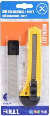 Immagine prodotto di coltello da taglio + lama da taglio 18 mm (10 pezzi)
