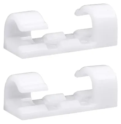 Productafbeelding van Kabelorganisatoren, zelfklevend, duurzame clips, 20 stuks, wit