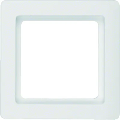 Image de Cadre Berker, simple, Q.1, blanc polaire, velours, 1 pièce.