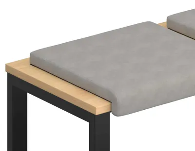 Image de vidaXL : 2 coussins de sol en microfibre, gris clair, profondeur 35 cm