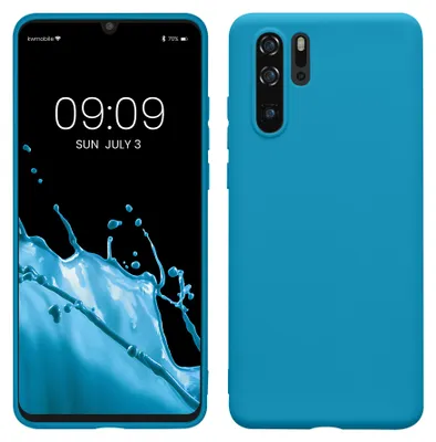 Produktbild von kwmobile Handyhülle für Huawei P30 Pro Hülle - TPU Case - Kabelloses Laden - Schutzhülle Cover in Karibikblau