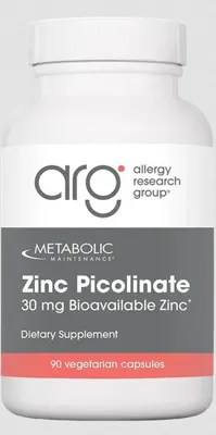 Produktbild von Allergy Research Group Zinc Picolinate- 90 veg. Kapseln