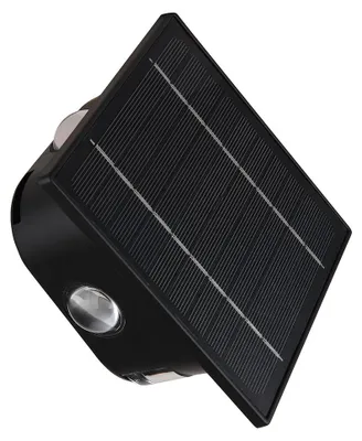Produktbild von LED Wandlampe Solarleuchte, Akku, IP54, schwarz, H 13,1 cm
