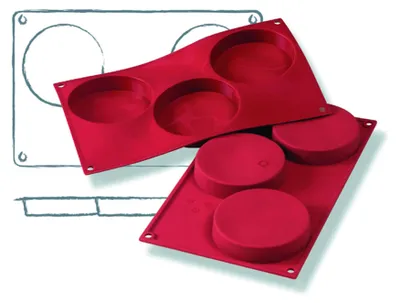 Obrázok produktu pre Formy na biskvit, priemer 103 mm, výška: 20 mm