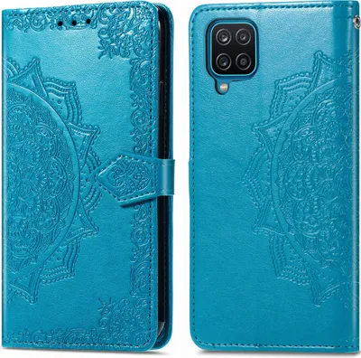 Immagine prodotto di Custodia a libro imoshion Mandala per Samsung Galaxy A12 - Turchese
