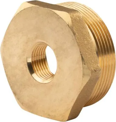 Produktbild von Messing Gewinde-Fitting Reduzierung 2'AG (DN 50) - 1/2'IG (DN 15) - schwere Ausführung