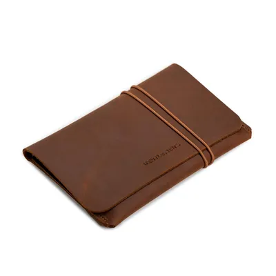 Produktbild von Gentlemen's® Passhülle Echtleder - Reisepass Hülle mit Kartenfächern - Leder Reiseetui für Reisepass, Impfausweis & Ausweis - Passport Cover Leder