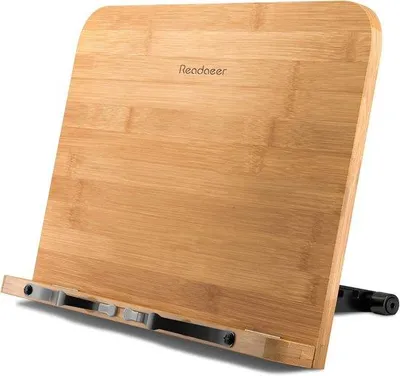 Produktbild von Famanu Lesehalter aus Holz - Verstellbar, Bamboe