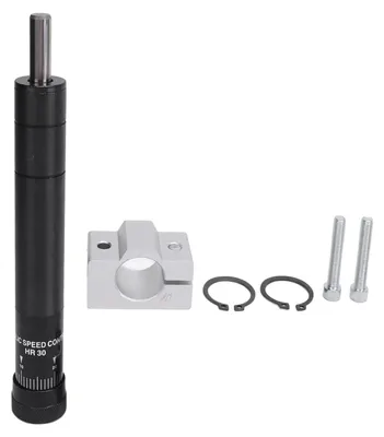 Produktbild von Pneumatischer hydraulischer Stoßdämpfer, Dämpfungskraft aus Aluminiumlegierung, einstellbar, 30 mm Hub, 300 kg Dämpfer