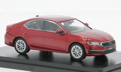 Obrázok produktu pre Škoda Octavia IV FL (2024) červená a metalíza – ABREX 1:43