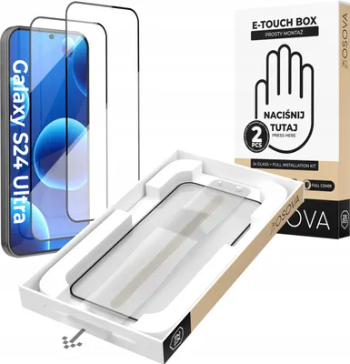 Immagine prodotto di SZKŁO HARTOWANE OSOVA do Samsung S24 Ultra SZYBKA Z APLIKATOREM 2 sztuki