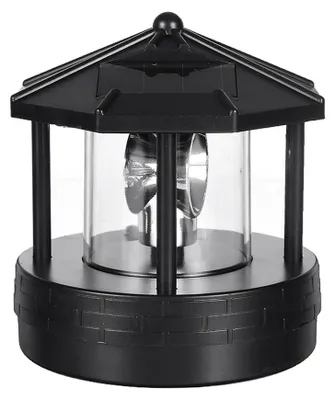 Zdjęcie produktu dla Lampa LED LEACON TOWER zasilana energią słoneczną, obrotowa i wodoodporna, do ogrodu i na trawnik.