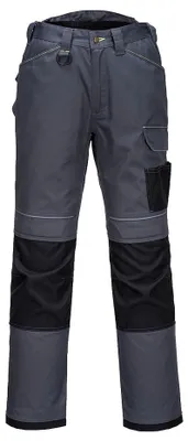 Obrázok produktu pre Portwest T601 PW3 Pracovné nohavice Zoom Grey/Black Veľkosť 40