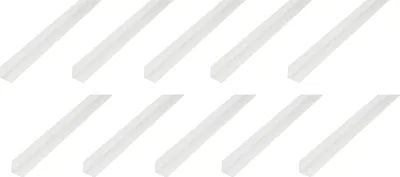 Zdjęcie produktu dla Alberts 10 x profil kątowy, PVC, biały, 100 x 100 x 2 mm, długość 2 m