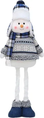 Produktbild von Schneemann-Figuren, Plüsch-Schneemann-Figuren, tragbare Schneemann-Figuren für die Weihnachtsdekoration am Tisch oder Kamin