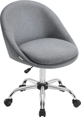 Produktbild von SONGMICS Homeoffice-Stuhl, Schminkstuhl aus Fleece, Schreibtischstuhl, Schaumstoffpolsterung, höhenverstellbar