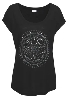 Produktbild von LASCANA Strandshirt schwarz Größe 40/42