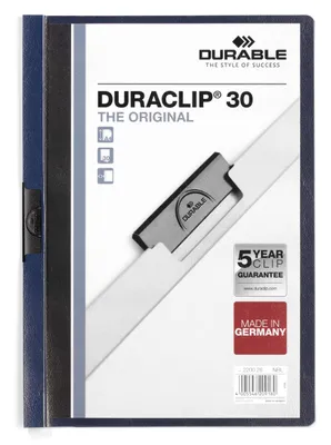 Produktbild von DURABLE Klemmmappe DURACLIP® 30 A4, 220028 nachtblau